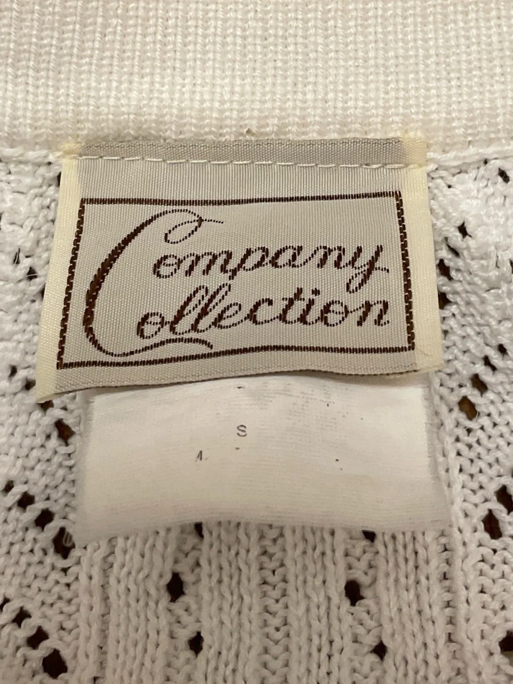 White Knit Cardigan Sweater